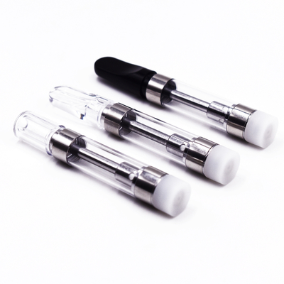 510 Thread Ceramic Vaporizer Plastic Mouthpiece Cbd Carts No Leaking