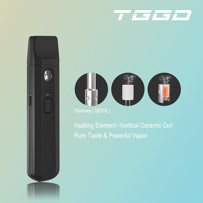 High-End Custom Direct Sell 280mah 1ml Preheat CBD Disposable Vape Pen Pod No Leak Adjustable Voltage