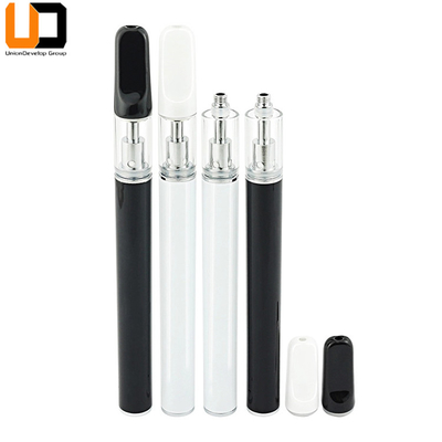 Rechargeable/disposable custom logo 0.5/1.0ml ceramic coil cbd thc oil vape pen 400mAh