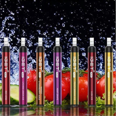 100% Authentic Iget E Cigarette Iget Plus 1200 Puffs 4.8ML 5% Nicotine Vape Pen