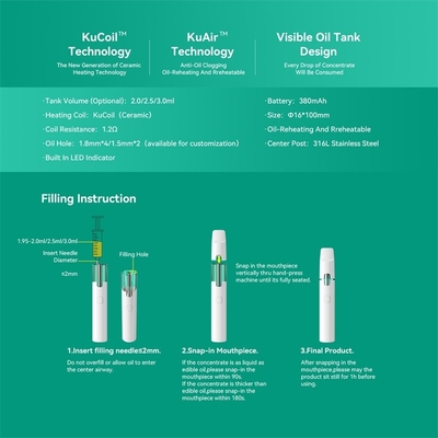 High Quality P25 Wholesale Disposable Vape 380 mah Ceramic Coil