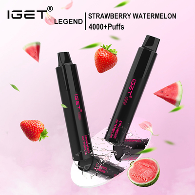 IGET Legend 4000 puff 5% nicotine salt 12ml disposable vape pen with 13 kinds flavor