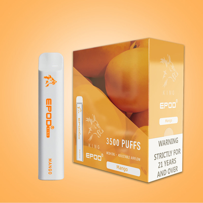 10ML Rechargeable EPOD Disposable Vape 3500 Puffs With 850mah Battery