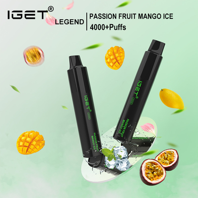 Factory supply Original IGET LEGEND 4000 PUffs 12ml disposable vape pen