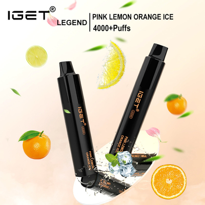 Factory supply Original IGET LEGEND 4000 PUffs 12ml disposable vape pen