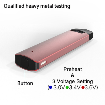 Stainless Steel 316 CBD vape pen pod 2ml capacity Thc oil Variable Voltage