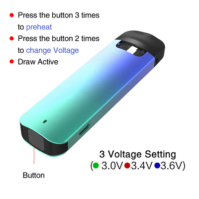 Factory direct sale CBD disposable vape pod 316 Stainless Steel Fit for thick/thin oil
