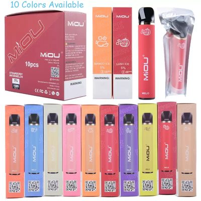 Miou Original Vape 1500 Puffs USA Russia Version For Nicotine Concentration
