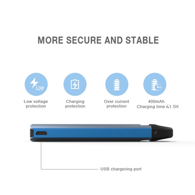 Custom CBD Disposable Vape Pod 316 Stainless Steel Fit For Thick / Thin Oil
