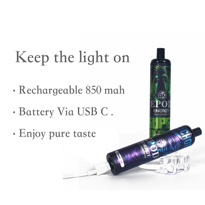 118*25*25mm Epod Energy Rechargeable With Type-C Disposable Vape Pen KK