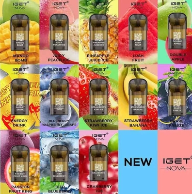IGET Vape With Replaceable Pod For Battery Pod Size 112*20*12mm